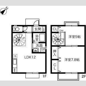 ｂｌｏｏｍｃｏｕｒｔ（101） 間取り図画像