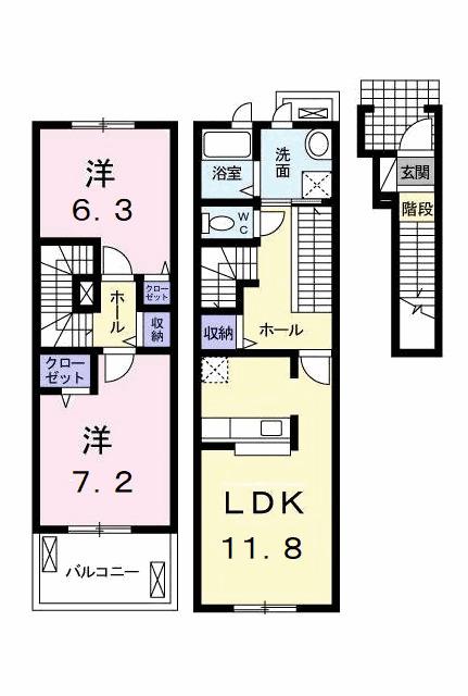 ソンレイルＳ（208） 間取り図画像