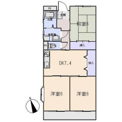 WING２号館（202） 間取り図画像