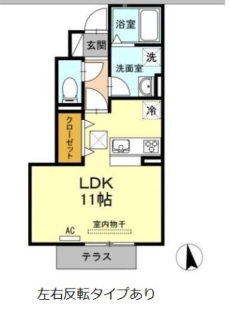 サニービレッジ　Ⅰ（101） 間取り図画像