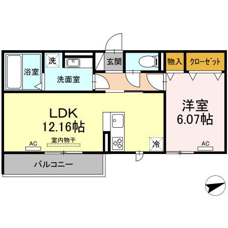 プリメーロ山七（202） 間取り図画像