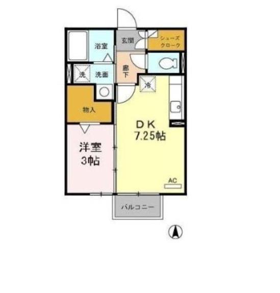 セジュールだいわ（106） 間取り図画像