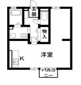 セジュール山本（102） 間取り図画像