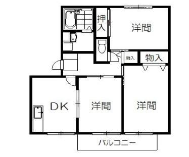 ハートホーム山本Ａ（101） 間取り図画像