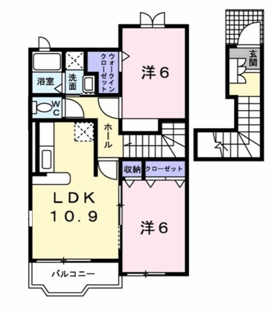 サニーヒル（藤川荒古）（202） 間取り図画像