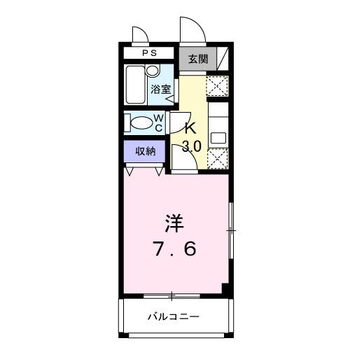 レインボーヒルズＳ’Ⅱ（102） 間取り図画像