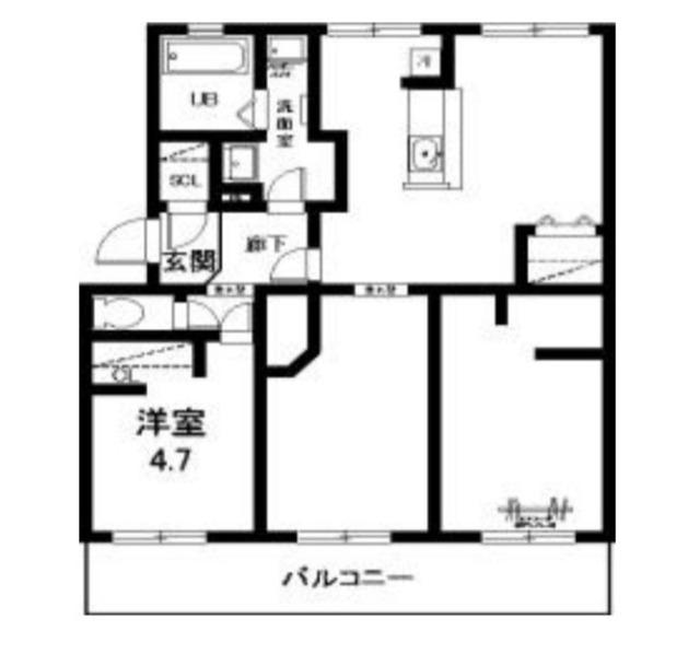 天野ハイツ（101） 間取り図画像