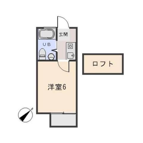 城前ハイツＢ（203） 間取り図画像