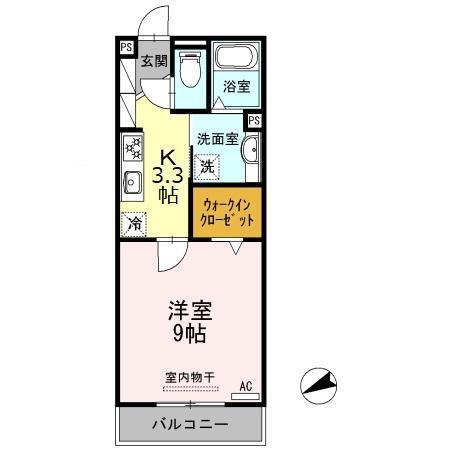 アムールYH（203） 間取り図画像