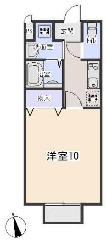 アムール西岡崎（101） 間取り図画像