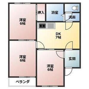シャンピア馬乗A（107） 間取り図画像