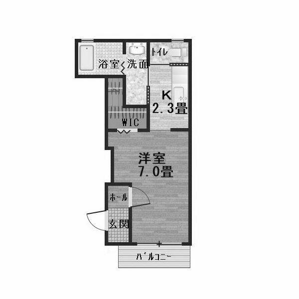 MC Village(エムシービラージュ)B棟（102） 間取り図画像