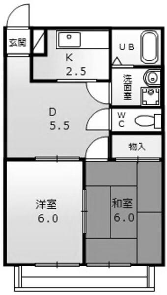 ドエルマルシェＢ（103） 間取り図画像
