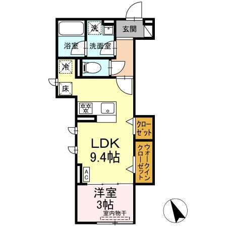 アリヴィオ（105） 間取り図画像