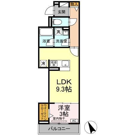 アリヴィオ（303） 間取り図画像