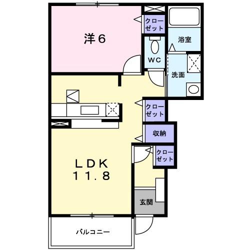 ノーブルＡ（103） 間取り図画像