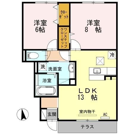 ルミエール藤（101） 間取り図画像