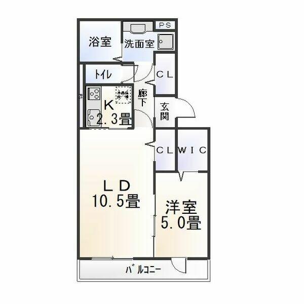 グリーンシティ竜美K（302） 間取り図画像