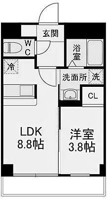 ラフィナート南明大寺（103） 間取り図画像