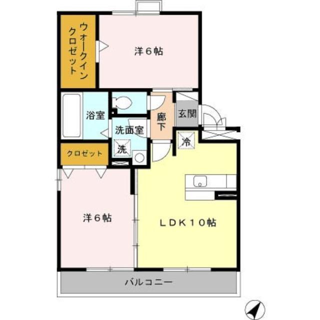ジラソーレ（赤渋）（303） 間取り図画像