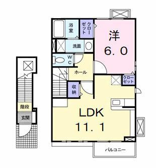 アビタシオン・ピュール（203） 間取り図画像