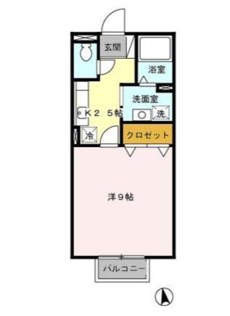 ロータス（井田）（203） 間取り図画像