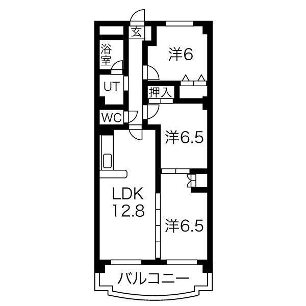 Ｇハウス　Ｌａｖｉｅ（402） 間取り図画像