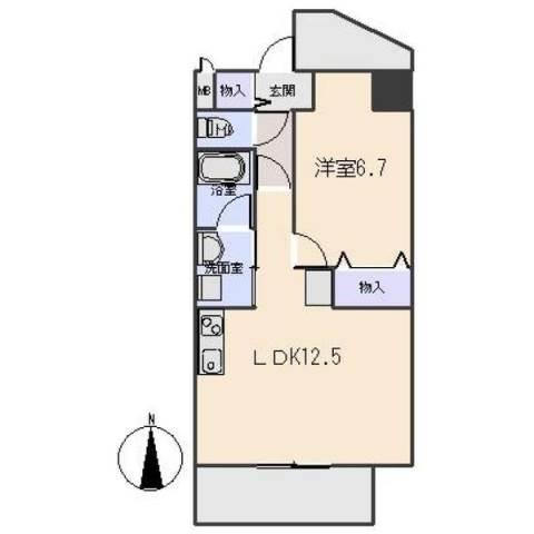 ハートヒルズ井田（7D） 間取り図画像