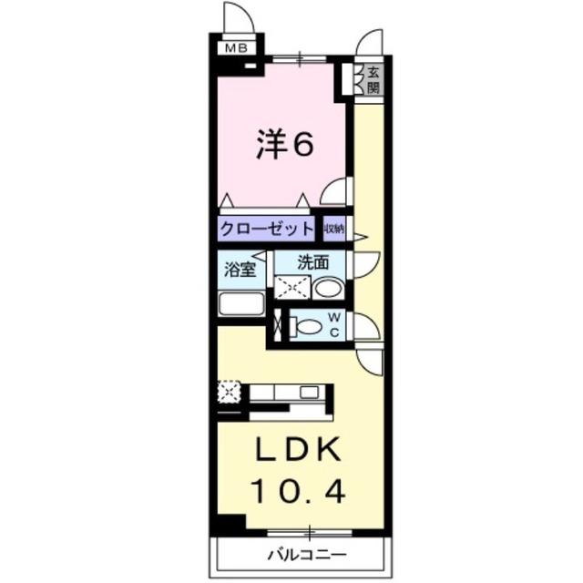 Ｄｅａｍｅｒ大門（202） 間取り図画像