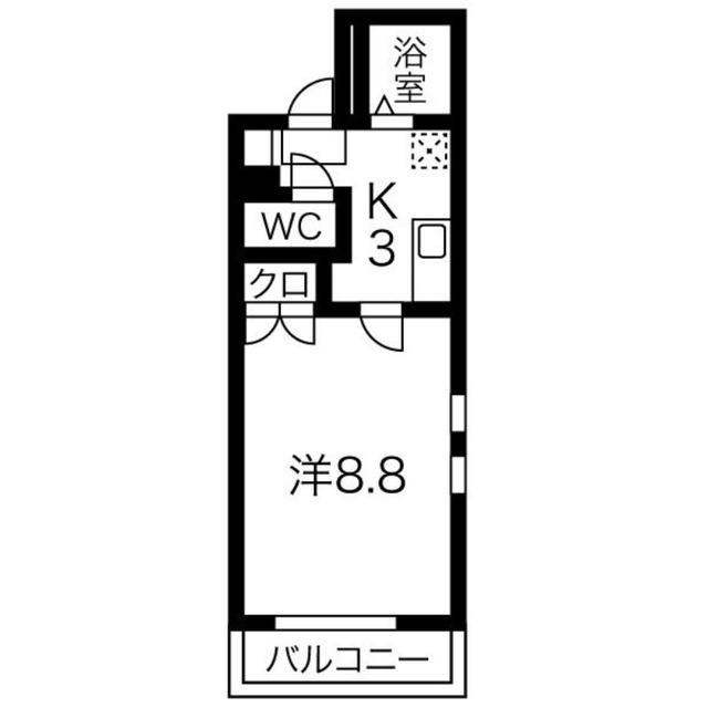 Ｃｏｍｆｏｒｔ　Ｐｌａｃｅ（2A） 間取り図画像