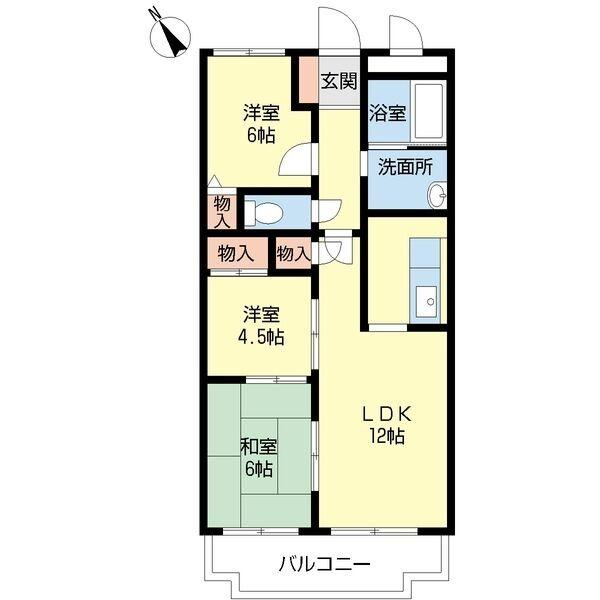 マンションソニア（403） 間取り図画像