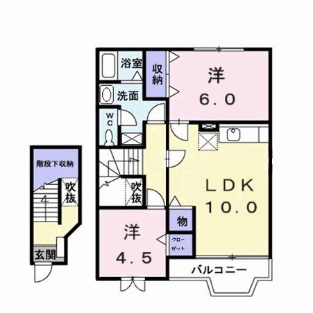 グランツ・マルシバ２（203） 間取り図画像