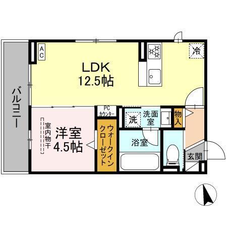 D-avance戸崎元町（305） 間取り図画像