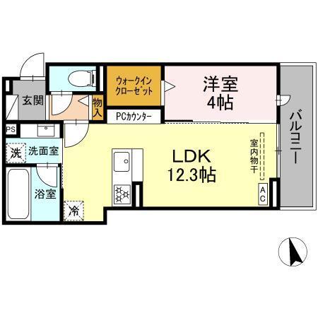 D-avance戸崎元町（302） 間取り図画像