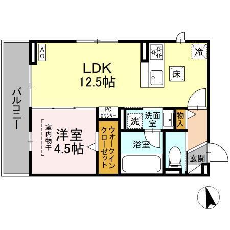 D-avance戸崎元町（105） 間取り図画像