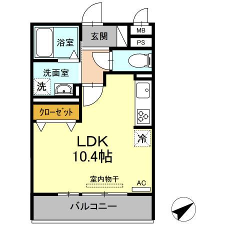 ジャルディーノ（202） 間取り図画像