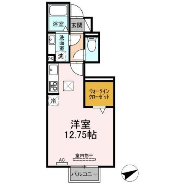 ラフィネ藤川（102） 間取り図画像