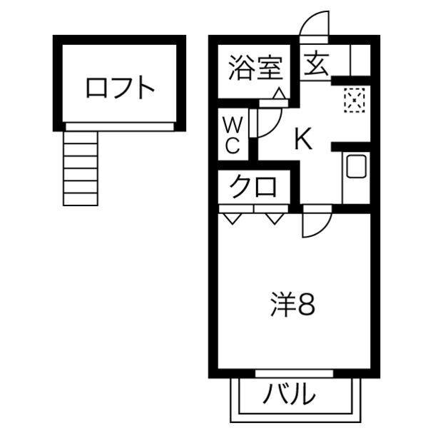 柴田ハイツB（103） 間取り図画像