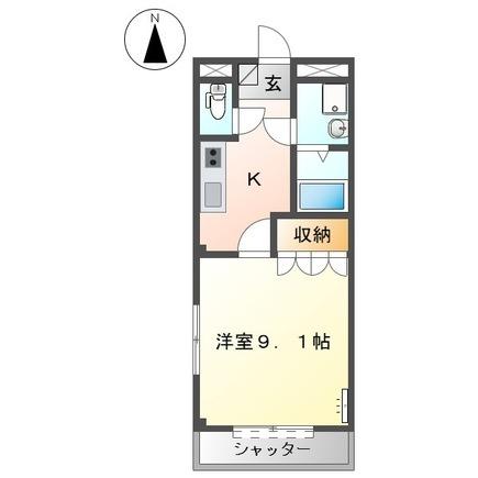 プランドールＡ（上里）（107） 間取り図画像