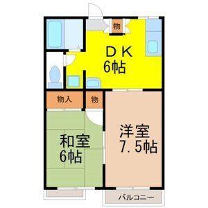 タウンズ（203） 間取り図画像