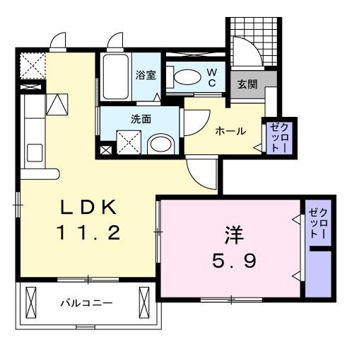 メゾ　フォルテ（103） 間取り図画像