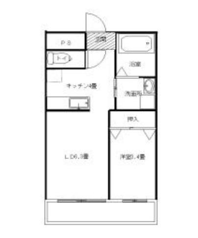 ラ・ペジブル（206） 間取り図画像