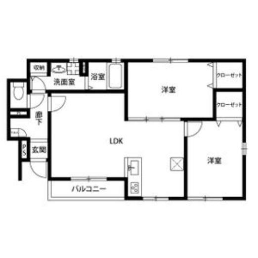 リーブル和（102） 間取り図画像