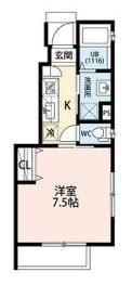 アムール・パセオ（102） 間取り図画像