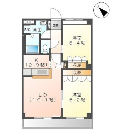 ブルーサンズロフティー（301） 間取り図画像