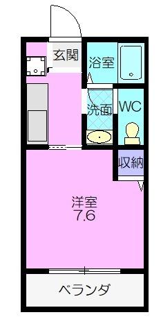 コーポ山本（A-5） 間取り図画像