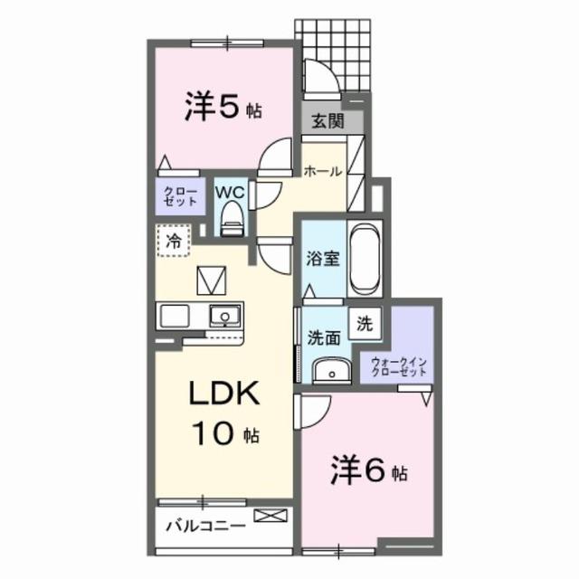 サン・ゼファー薬師Ｂ（105） 間取り図画像