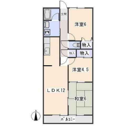 マンションソニア（101） 間取り図画像