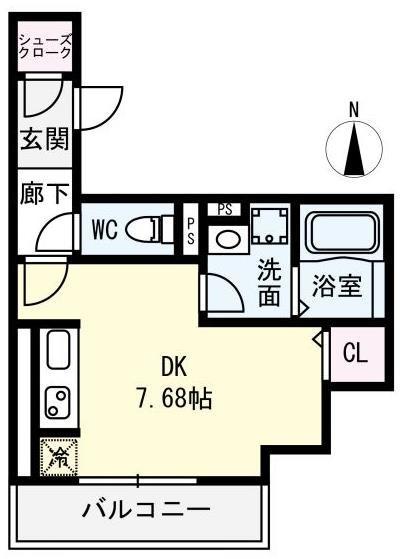 エルミタージュ柱（202） 間取り図画像