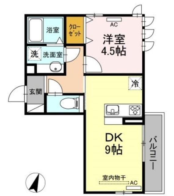 メルベーユ（301） 間取り図画像